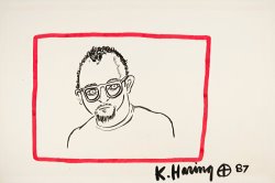 Keith Haring Self Portrait, 1987