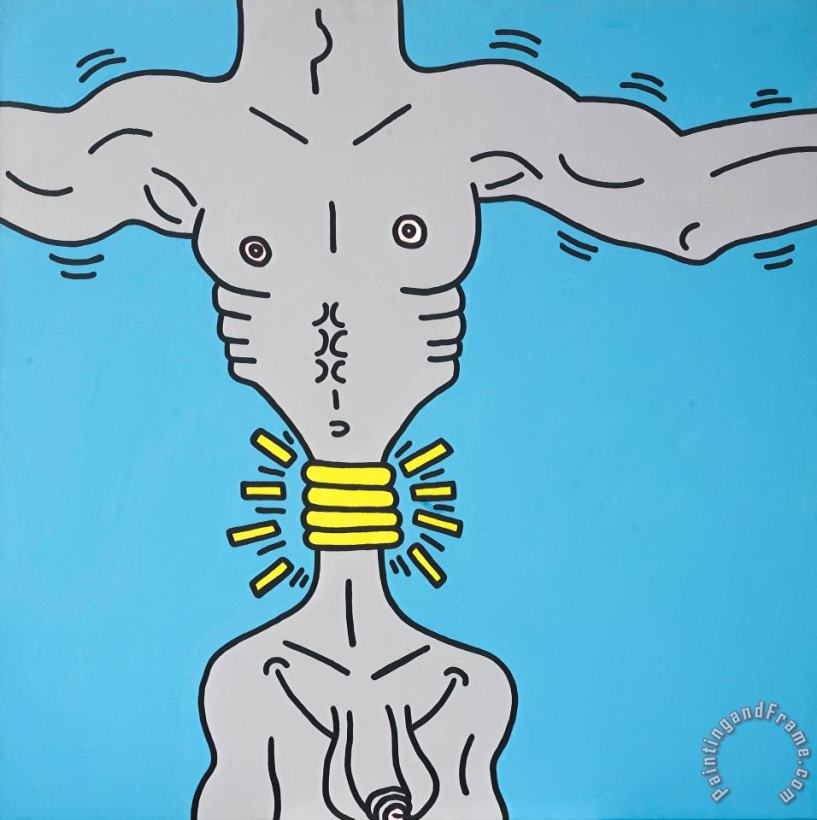 Keith Haring Untitled Art Painting