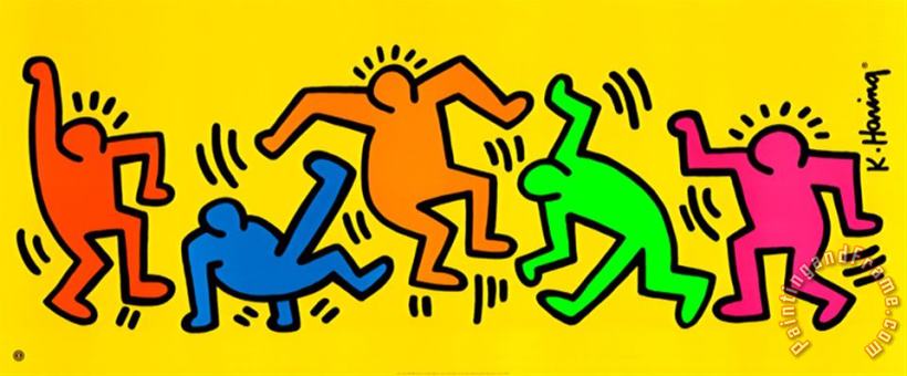 Keith Haring Untitled 1958 1990 Art Painting