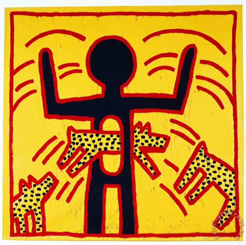 Keith Haring Untitled, 1982 Art Painting