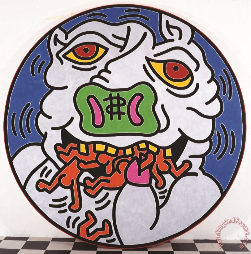 Keith Haring Untitled, 1988 Art Painting