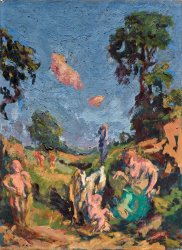 Ker Xavier Roussel Esquisse Pour L'enfance De Jupiter, 1919