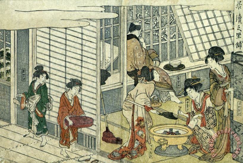 Kitagawa Utamaro House of Ichizuke Art Print