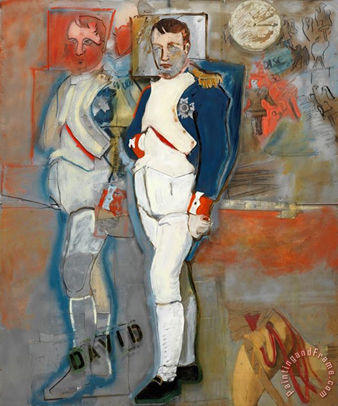 The Second Greatest Homosexual, 1965 painting - Larry Rivers The Second Greatest Homosexual, 1965 Art Print
