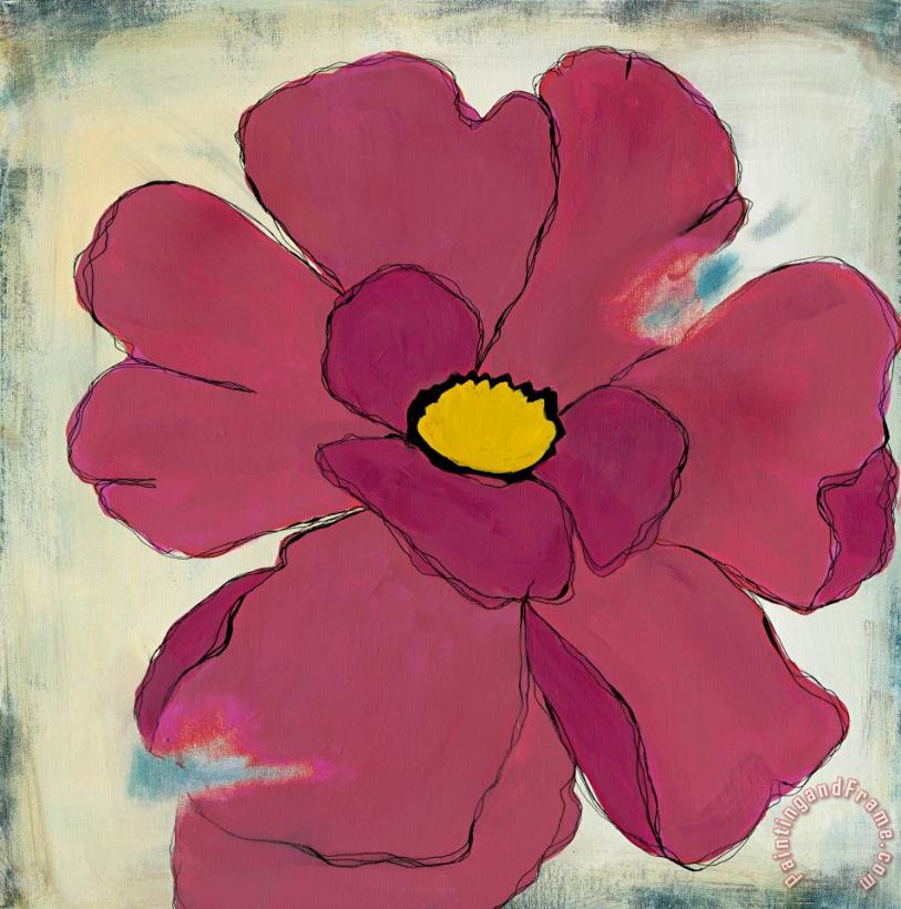 Laura Gunn Modern Flower V Art Painting