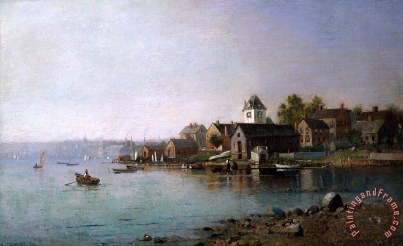 Lemuel D. Eldred Oxford Point, Fairhaven, 1900 Art Painting