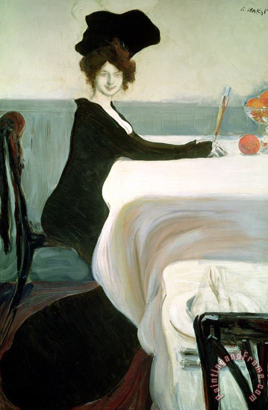 The Luncheon painting - Leon Bakst The Luncheon Art Print