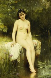 Leon Bazile Perrault The Bather