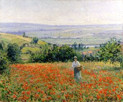 Leon Giran Max Woman in a Poppy Field