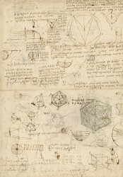 Leonardo da Vinci Cube Sphere Icosahedron Mention Of Known Project For Telescope