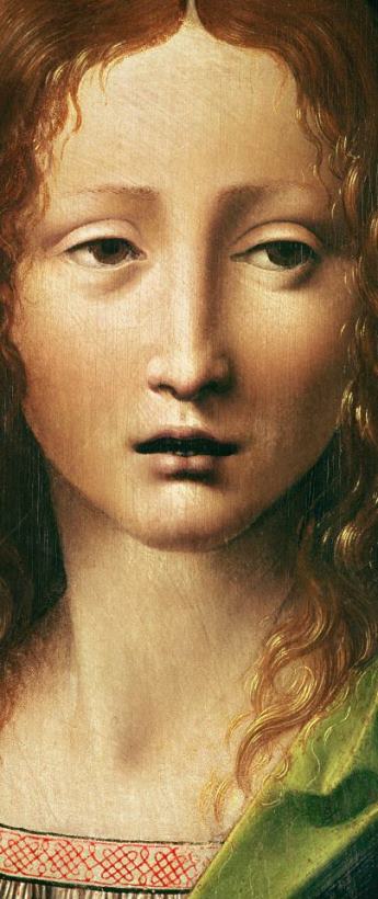 Leonardo da Vinci Head Of The Savior painting - Head Of The Savior ...