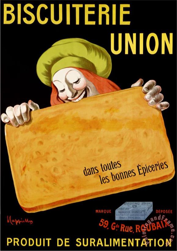 Biscuiterie Union painting - Leonetto Cappiello Biscuiterie Union Art Print