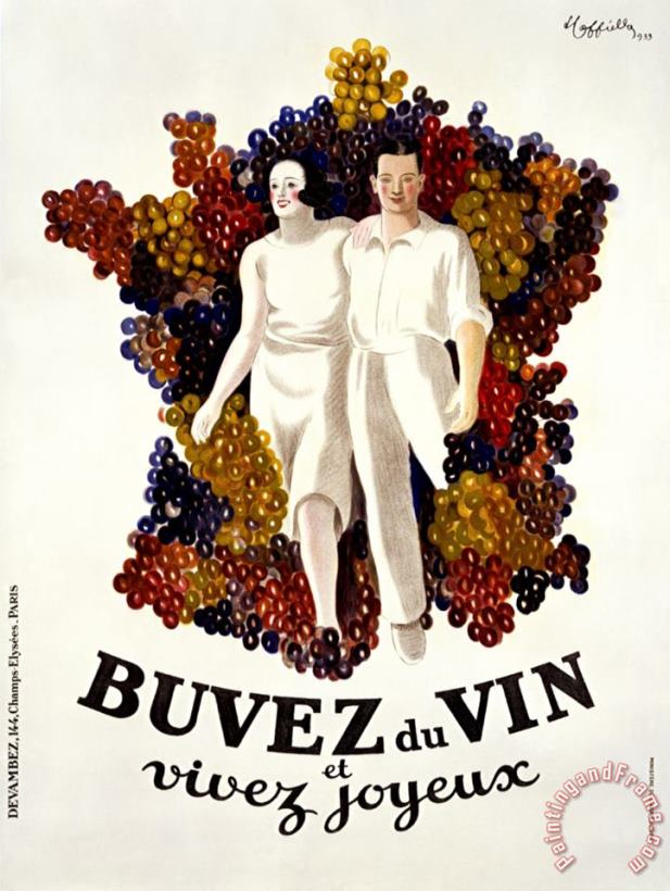 Buvez Du Vin painting - Leonetto Cappiello Buvez Du Vin Art Print