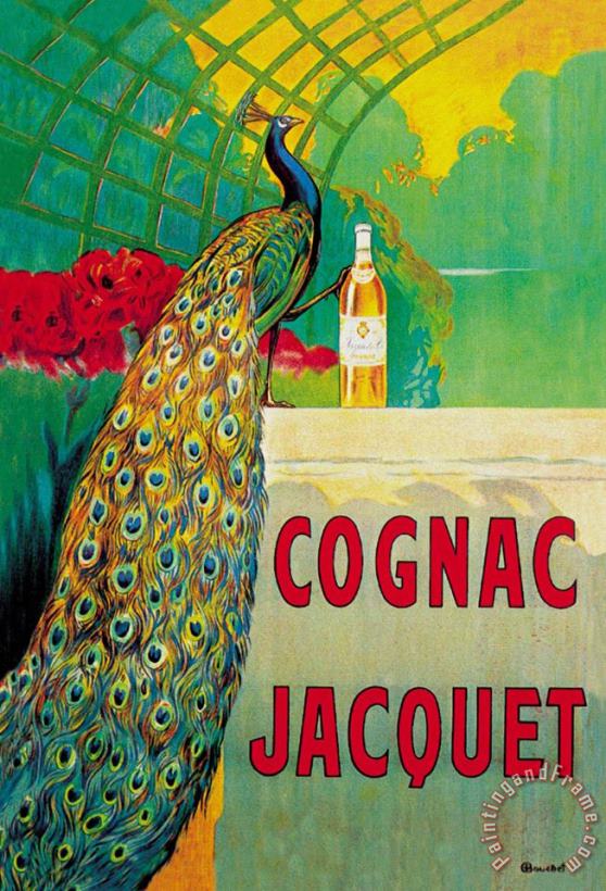 Camille Bouchet Cognac Jacquet painting - Leonetto Cappiello Camille Bouchet Cognac Jacquet Art Print