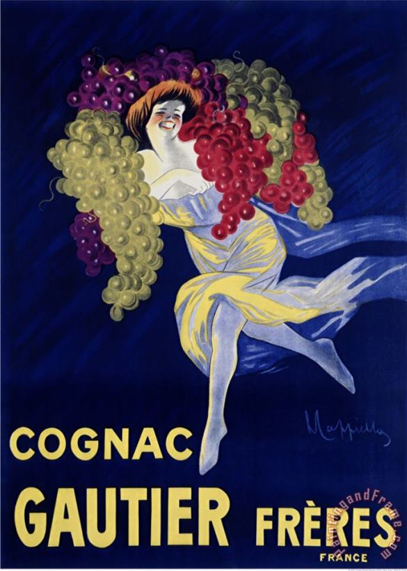 Cognac Gautier painting - Leonetto Cappiello Cognac Gautier Art Print