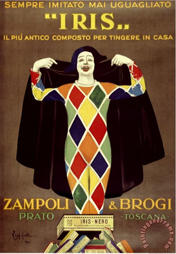 Leonetto Cappiello Iris Zampoli Brogi Art Print