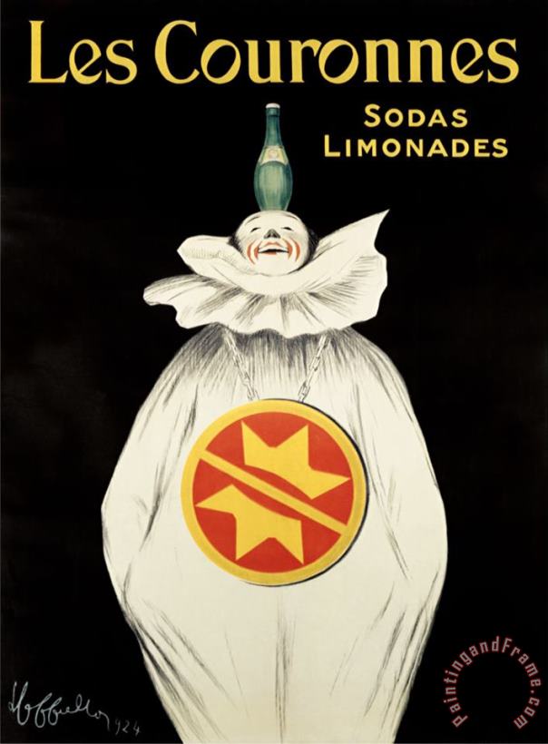 Leonetto Cappiello Les Couronnes Sodas Limonades Art Print