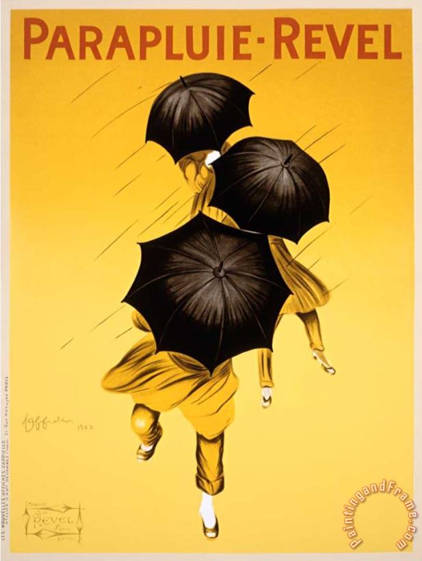 Leonetto Cappiello Parapluie Revel C 1922 Art Painting