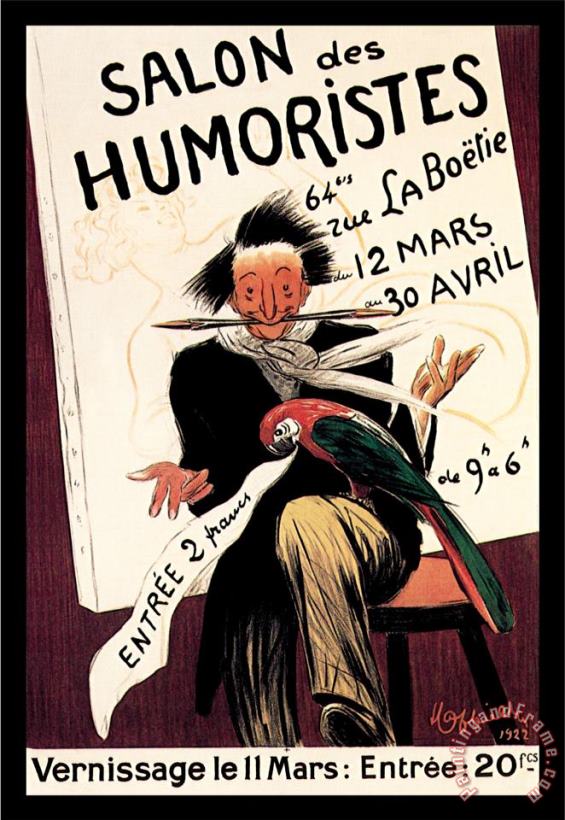 Salon Des Humoristes painting - Leonetto Cappiello Salon Des Humoristes Art Print