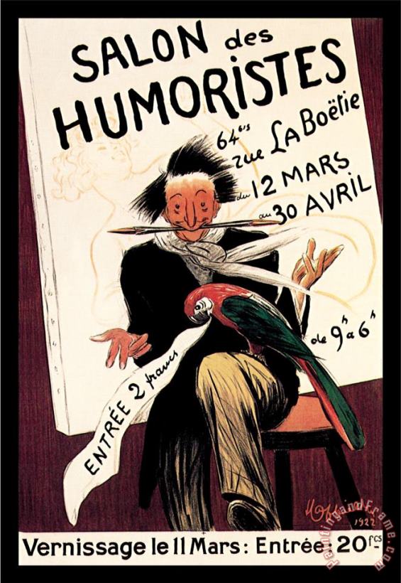 Leonetto Cappiello Salon Des Humoristes Art Print