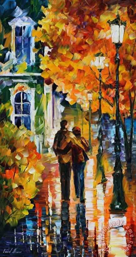 After The Date painting - Leonid Afremov After The Date Art Print