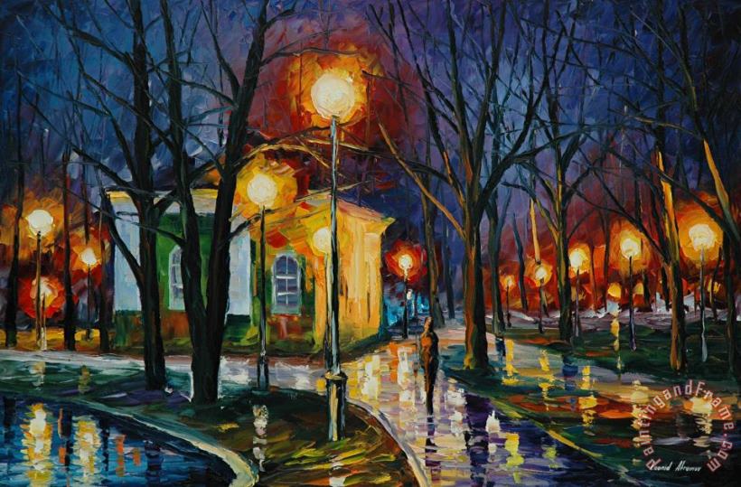 Leonid Afremov After The Rain Art Painting