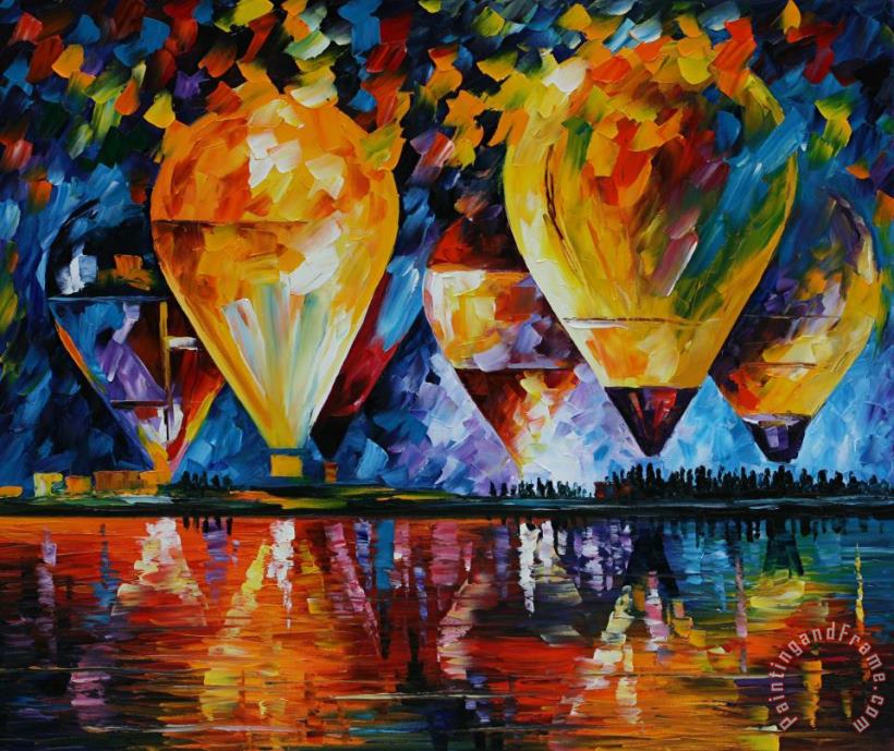 Air Festival painting - Leonid Afremov Air Festival Art Print