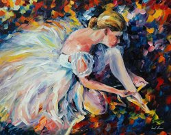 Leonid Afremov Ballerina