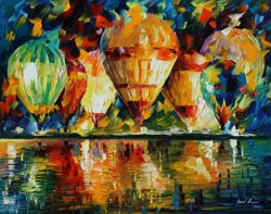 Leonid Afremov Ballon Show