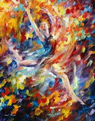 Leonid Afremov Burning Night