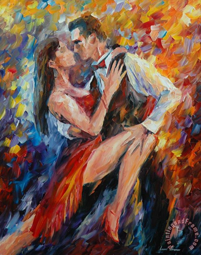 Leonid Afremov Delightful Tango Art Print