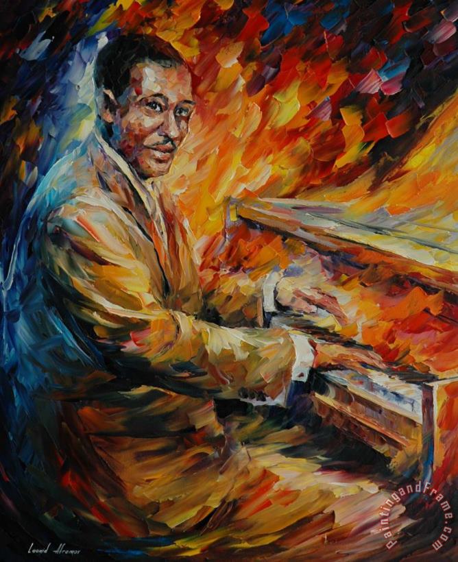 Leonid Afremov Duke Ellington Art Print