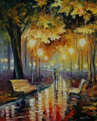 Leonid Afremov Fall Evening