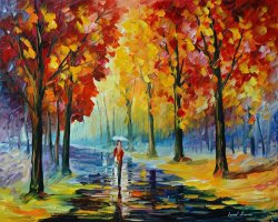 Leonid Afremov Fall Romance