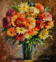 Leonid Afremov Flowers Of Love