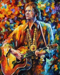 Leonid Afremov Johnny Cash
