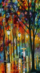 Leonid Afremov Lady In White