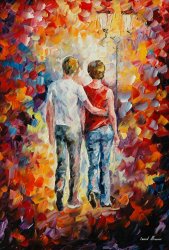 Leonid Afremov Love Walked In