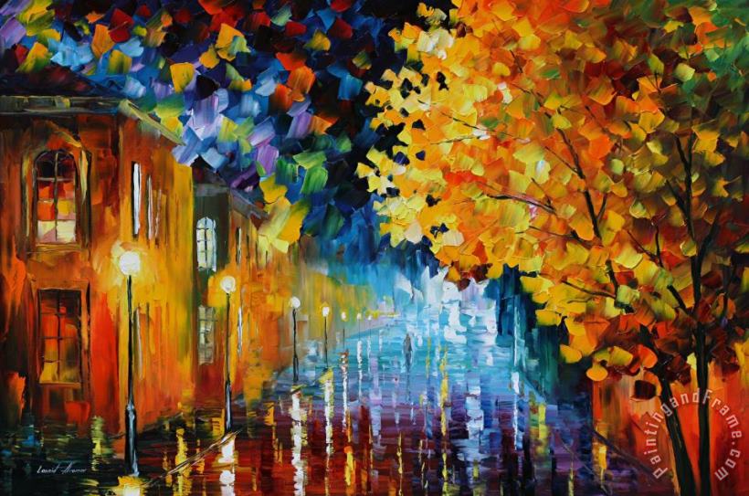 Magic Rain painting - Leonid Afremov Magic Rain Art Print
