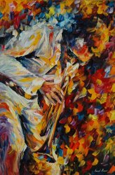 Leonid Afremov Miles Davis Old Trumpet