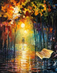 Leonid Afremov Misty Park