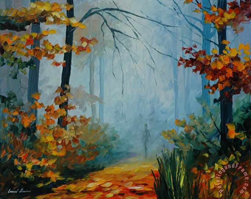 Leonid Afremov Morning Fog Art Painting