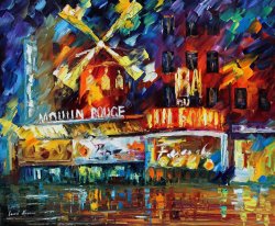 Leonid Afremov Moulin Rouge
