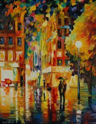 Leonid Afremov Night In New York