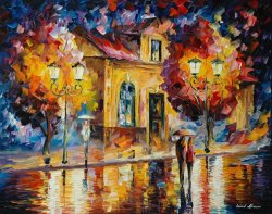 Leonid Afremov Night Silence