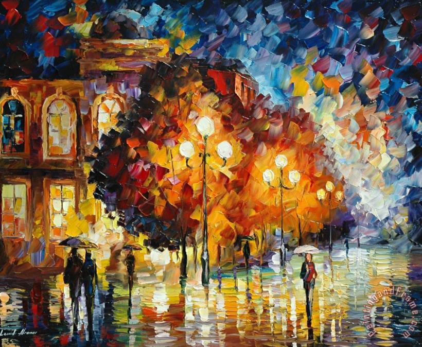 Leonid Afremov Night Wondering Art Painting
