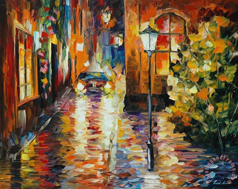 Paying A Visit painting - Leonid Afremov Paying A Visit Art Print