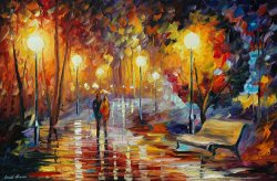 Leonid Afremov Rains's Rustle