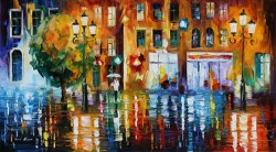 Leonid Afremov Rainy City