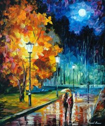 Leonid Afremov Romantic Night